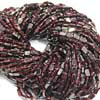 Natural AA Rhodolite Garnet Smooth Rectangle Box Beads Strand Length is 14 Inches & Sizes from 4mm to 5mm approx.